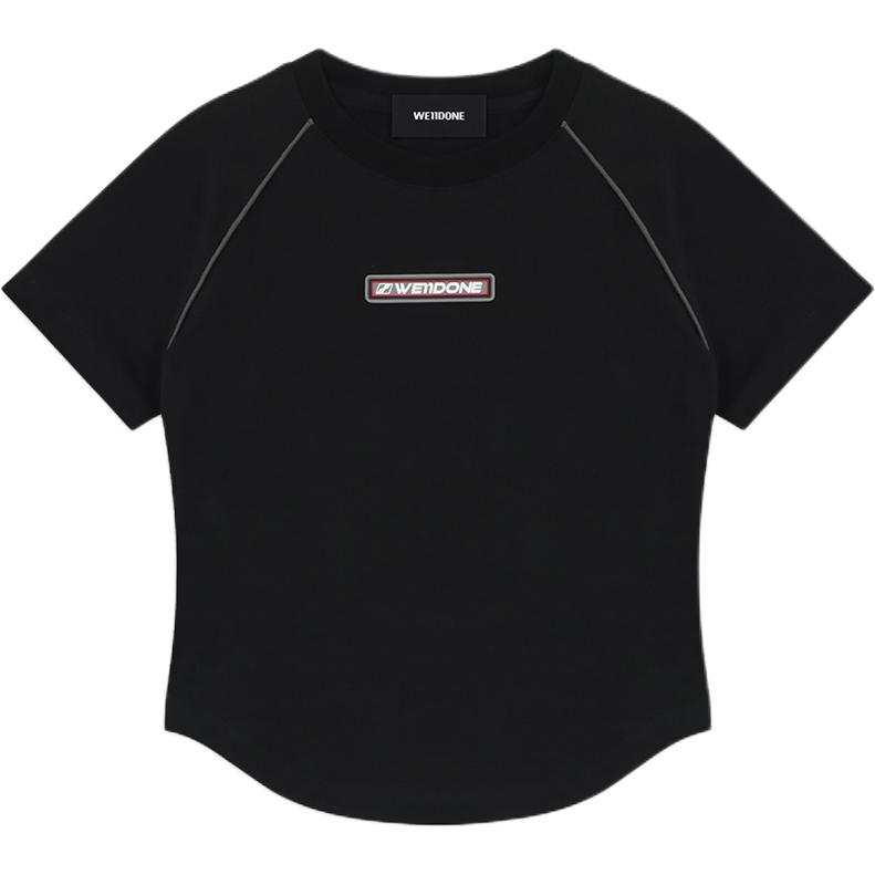 WE11DONE Regular Sleeve T Shirt Women's