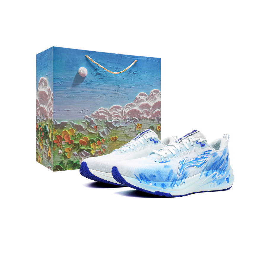 Li-Ning Li Ning Red Hare 8 Fabric Cushioning Abrasion Resistant Low top Racing Running Shoes Unisex