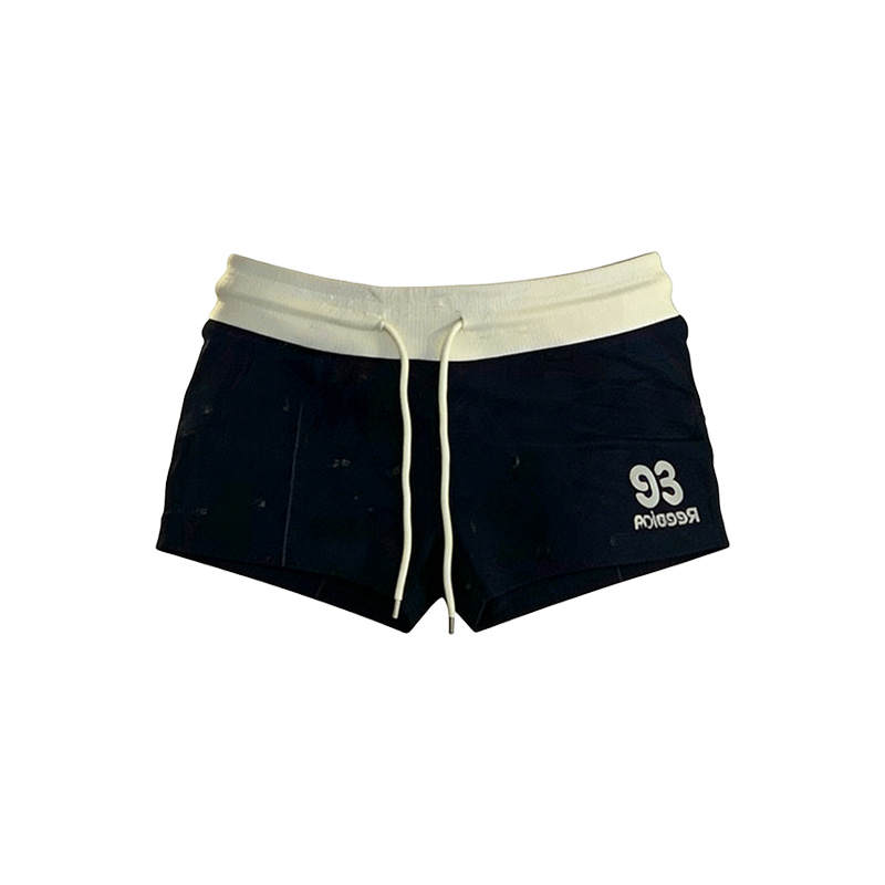Aghr Aghr Casual Shorts Women's Black Thin