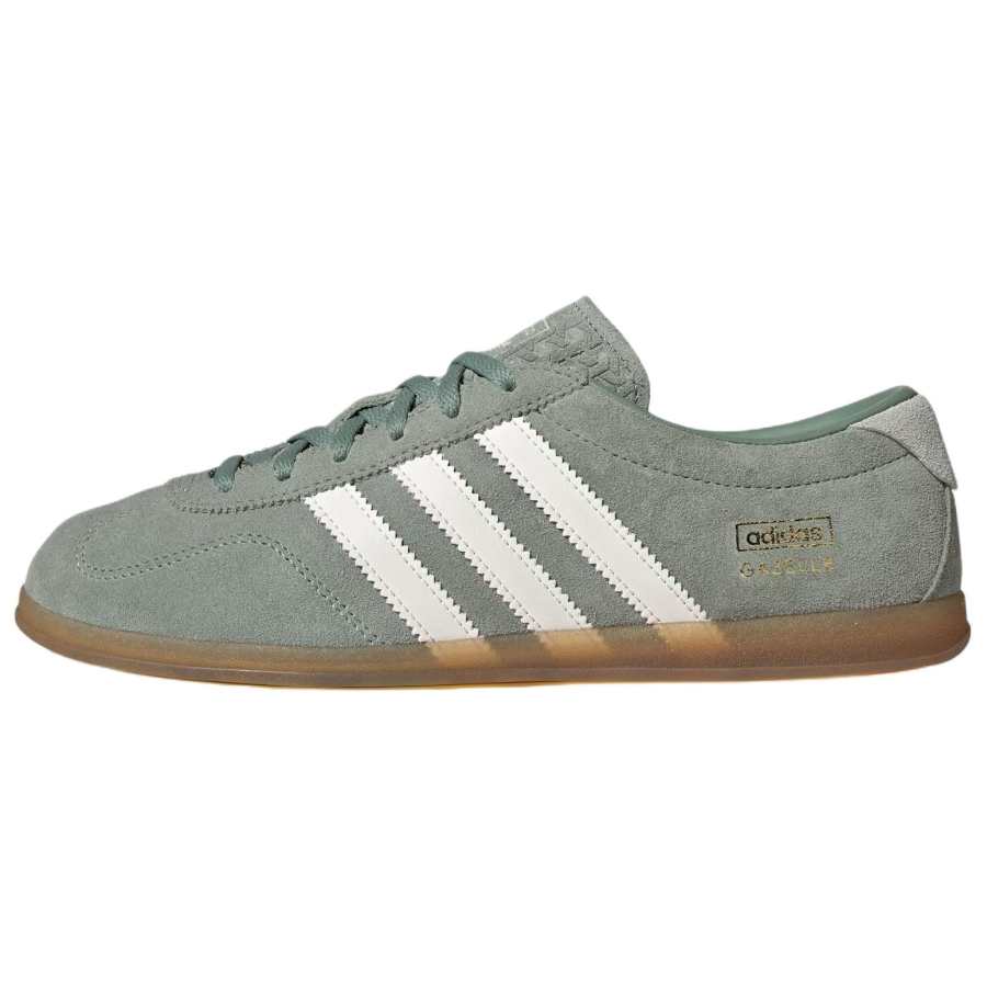 Adidas Originals Gazelle Low top Skateboard Shoes Women's Dusty Green
