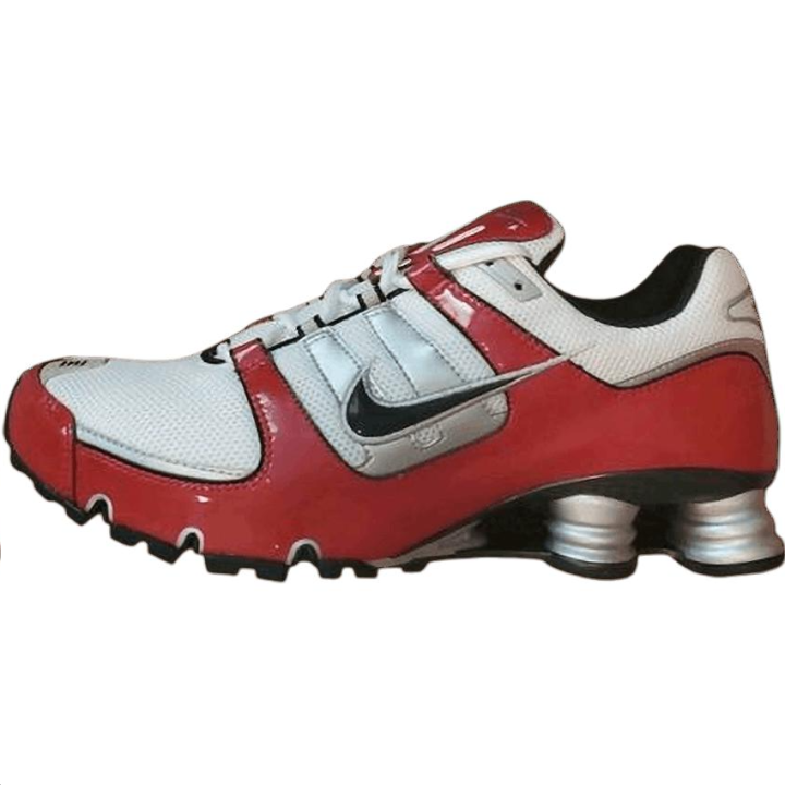 Nike Nike Shox Remix+ 2 Low top Running Shoes Men's White Red