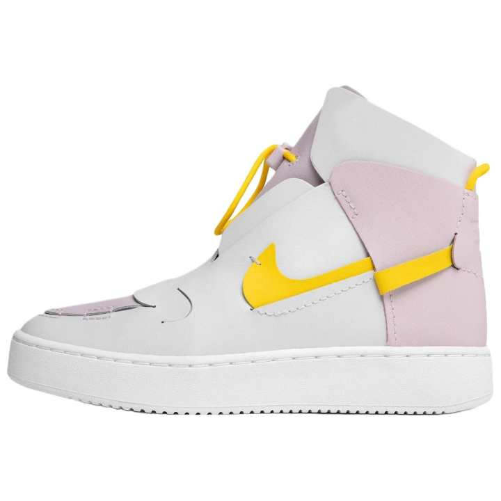 Nike Nike Vandalized LX High top Skateboard Shoes Women's White Yellow Pink