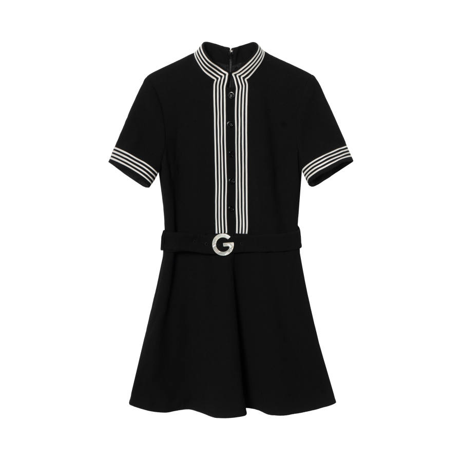 GUCCI GUCCI Short Sleeved Dress Women's Black