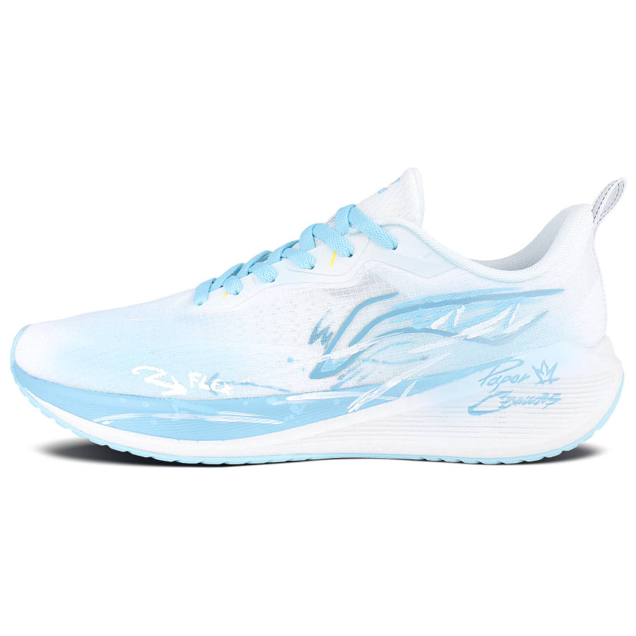 Li-Ning Li Ning Wuyue Abrasion Resistant, Breathable, Slip Resistant Low top Running Shoes Men's Blue White