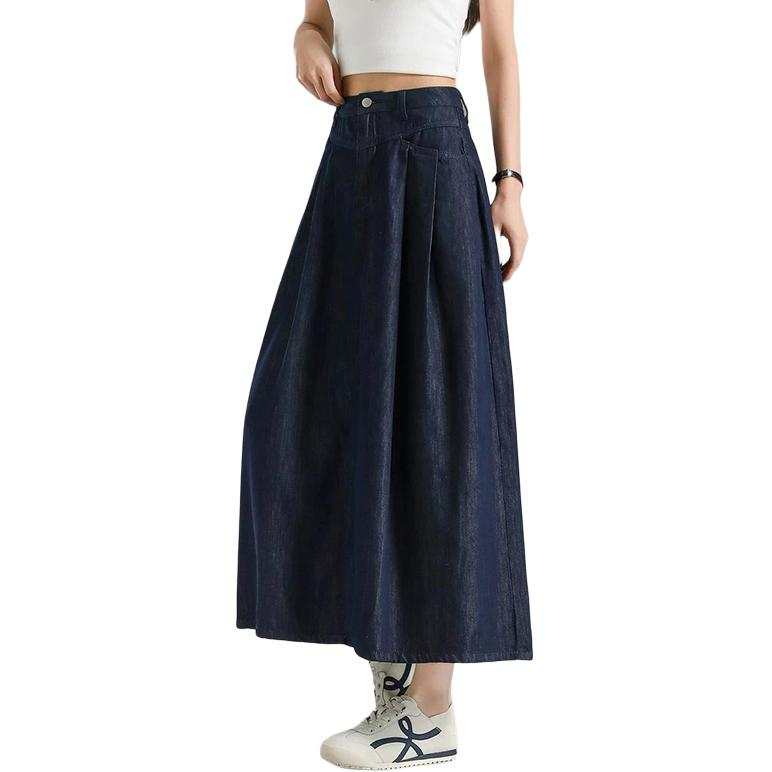Tonlion Denim Long Skirt Women's