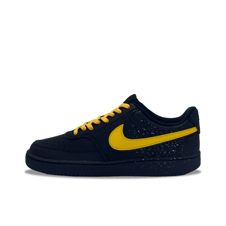 Nike Nike Court Vision Low Golden Star Synthetic Leather Cushioning Abrasion Resistant Low top Skateboard Shoes Unisex