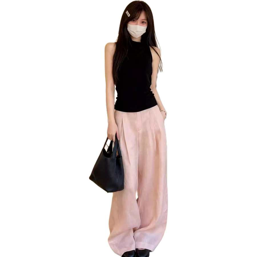 JBBCN Casual Pants Women's Thin Wide Leg Pants