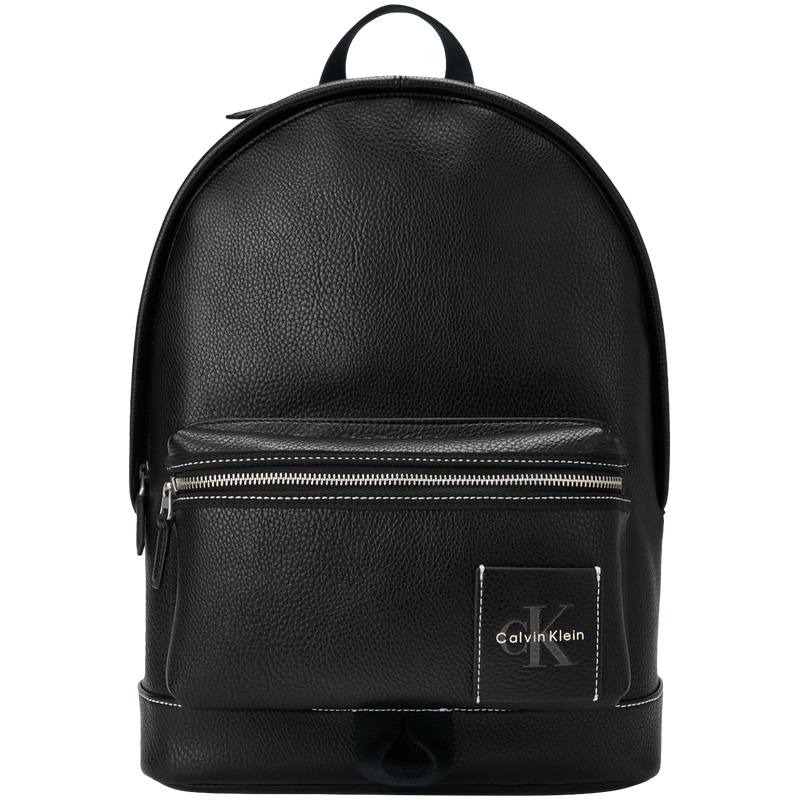 Calvin Klein CALVIN KLEIN Fabric Patch Synthetic Material Backpack Men's Space Black