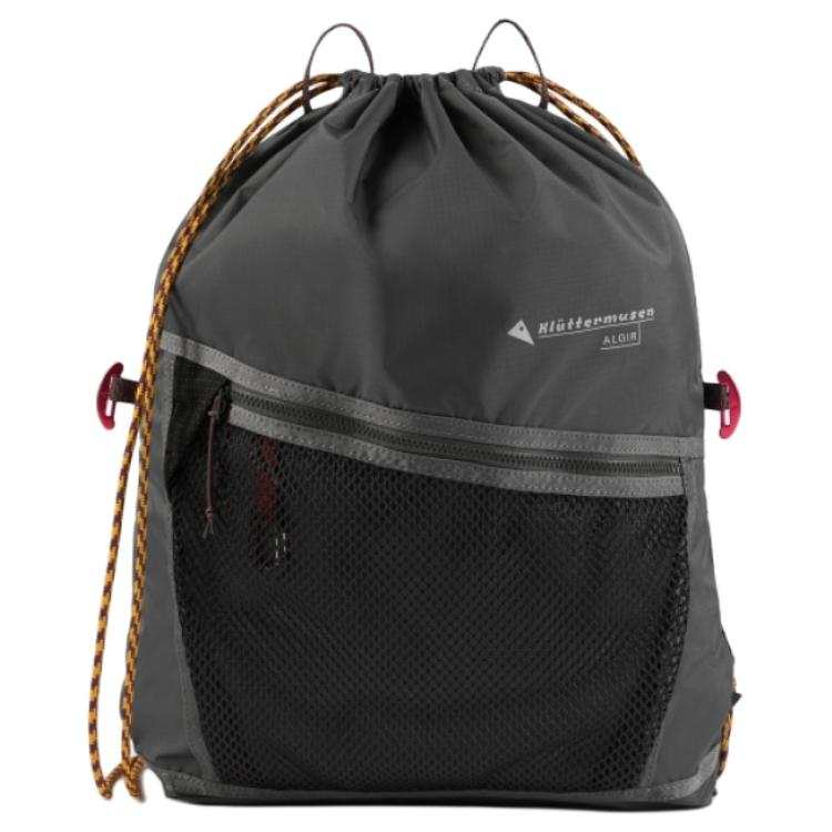 Klattermusen Nylon Backpack Unisex Raven Black
