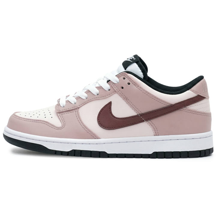 Nike Nike Dunk Pink Mist Milk Cap Abrasion Resistant Slip Resistant Low top Skateboard Shoes Unisex Berry Pink