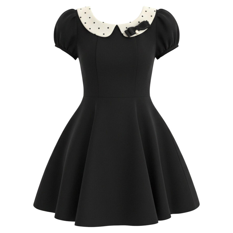 FINDSME GAGA Short Sleeved Dress Women's