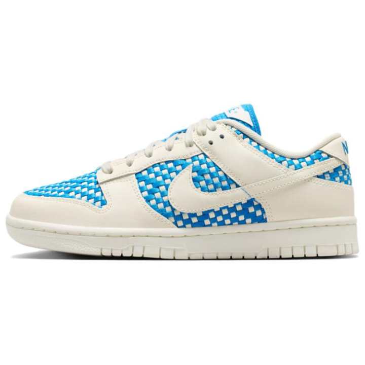 Nike Nike Dunk Low top Skateboard Shoes Women's White Blue