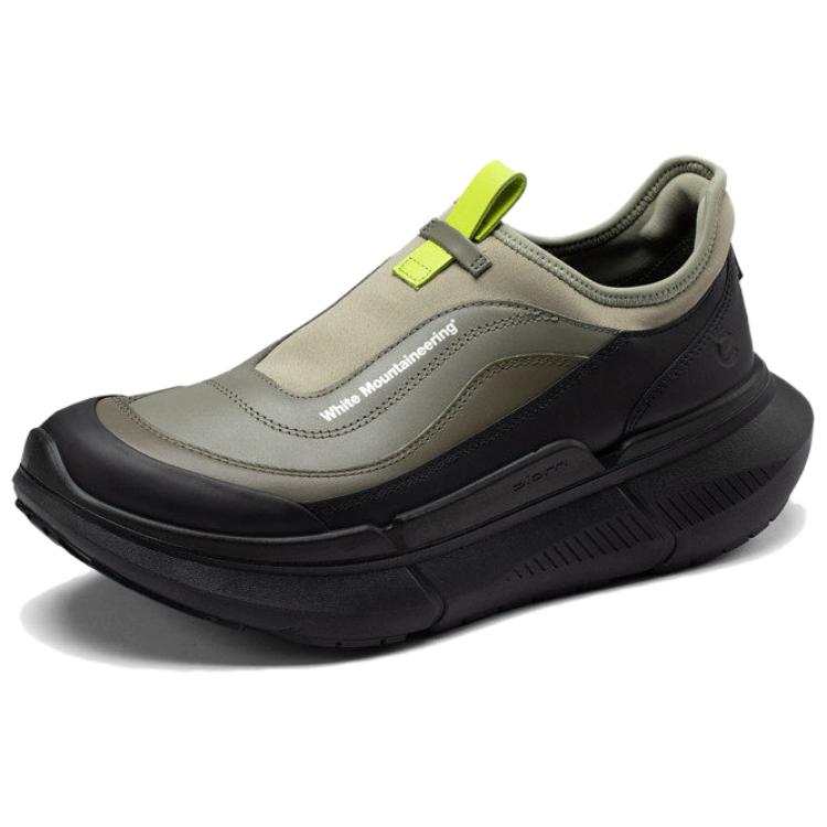 Ecco x White Mountaineering BIOM 2.2 MAX Low top Casual Shoes Men's Black Green