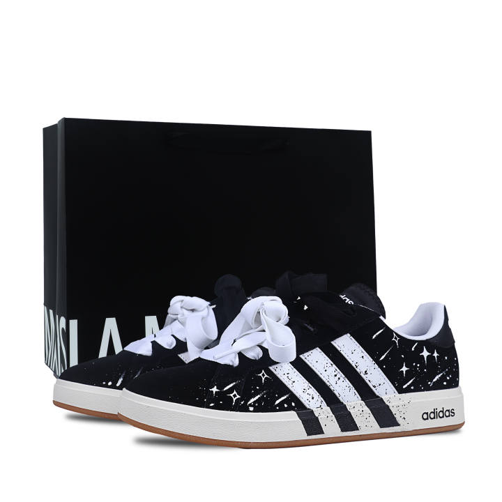 Adidas Adidas Grand Court Base 00s Low top Skateboard Shoes Unisex Black White