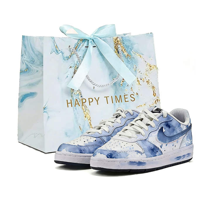 Nike Nike Court Borough Hand Drawn, Graffiti, Versatile Abrasion Resistant Low top Skateboard Shoes Women's