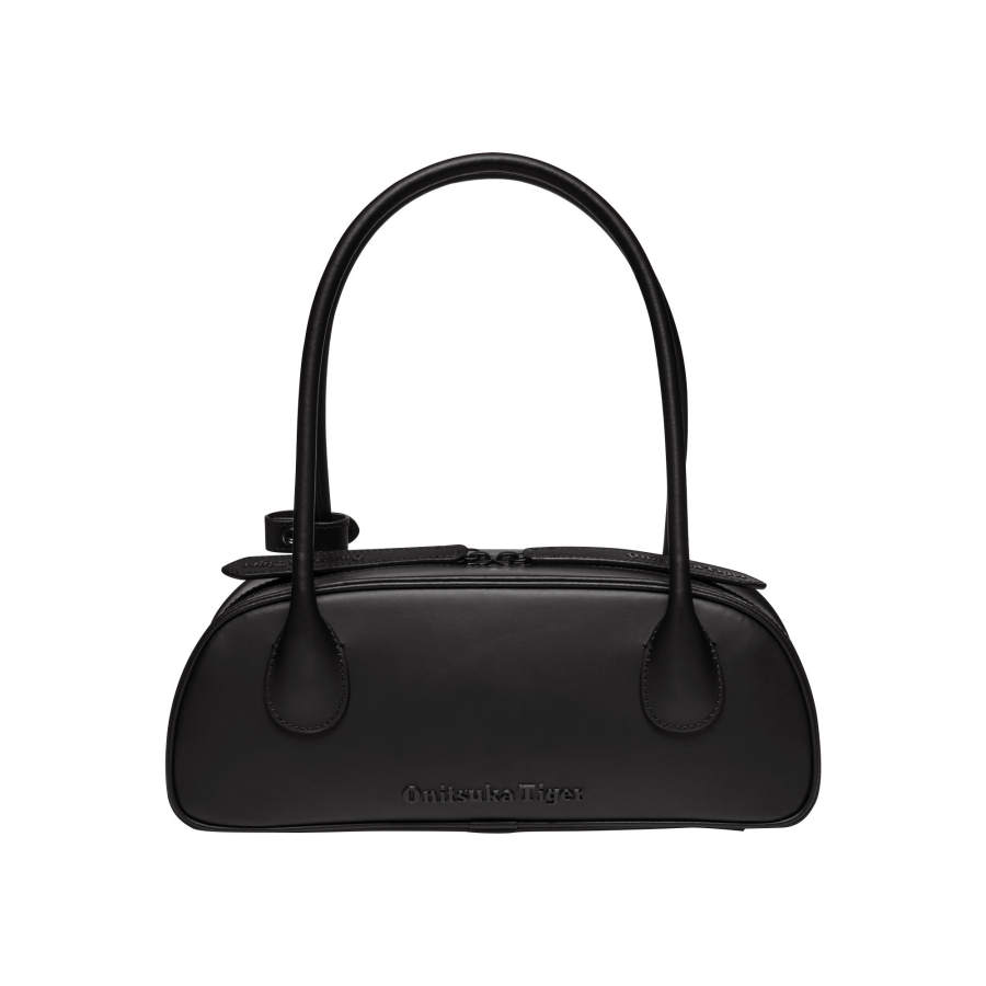 Onitsuka Tiger Cow Leather Shoulder Bag Regular Women's Black