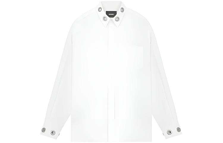 WE11DONE WE11DONE Shirts Men's White Lapel Moderate Other