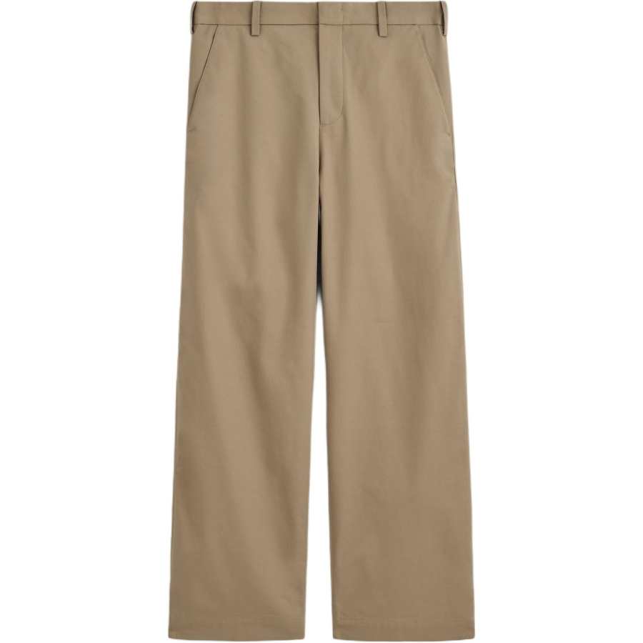 COS Casual Pants Men's Beige Moderate Wide Leg Pants