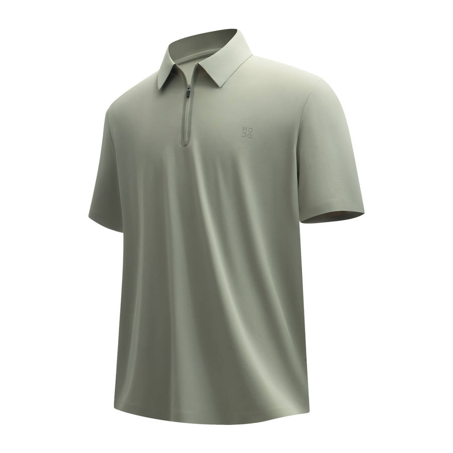 Hodo Polo Shirts Unisex Lapel Thin Straight Fit