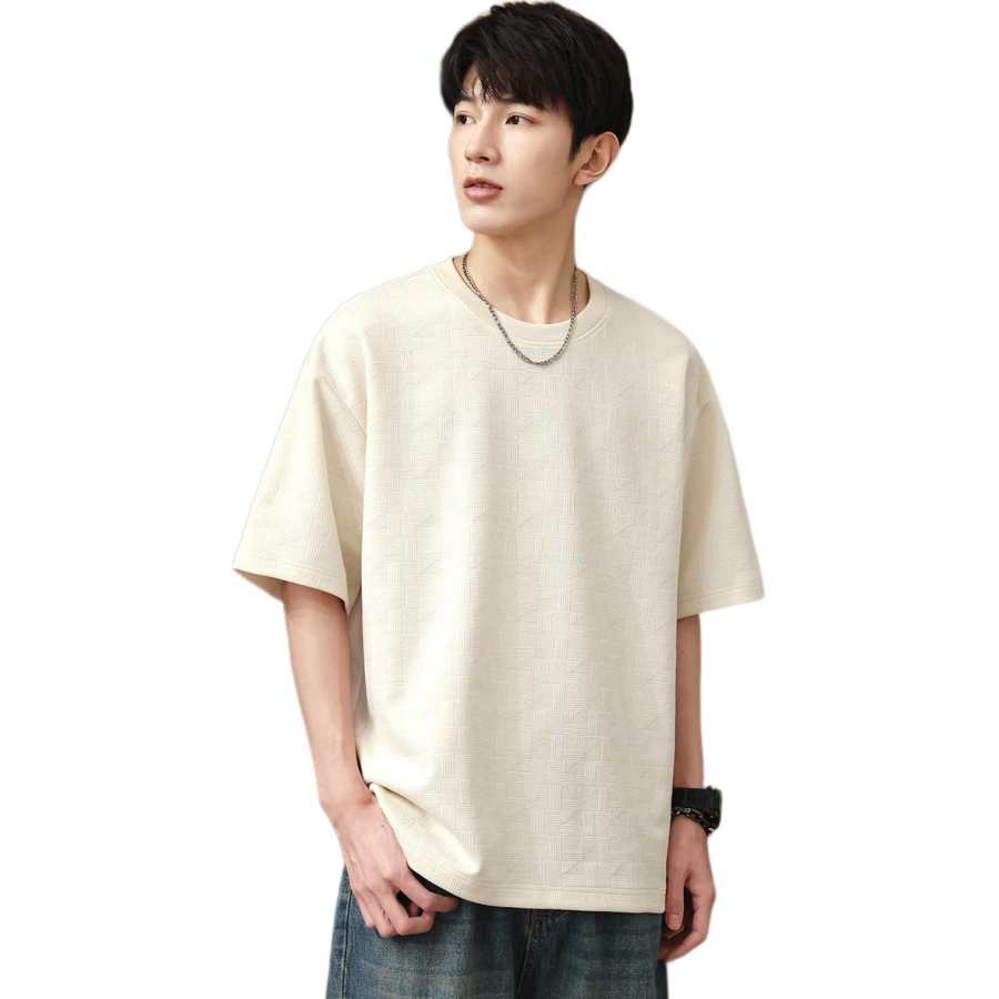 BALENO T Shirts Men's Apricot Crew Neck