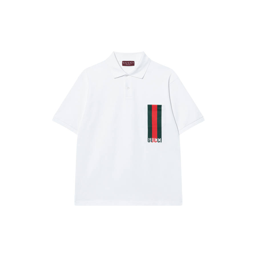 Gucci Web-detailed polo shirt