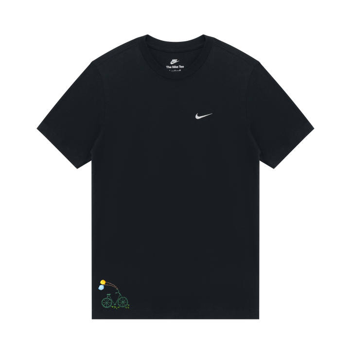 Nike Nike Sportswear T Shirts Unisex Black Crew Neck Moderate Straight Fit