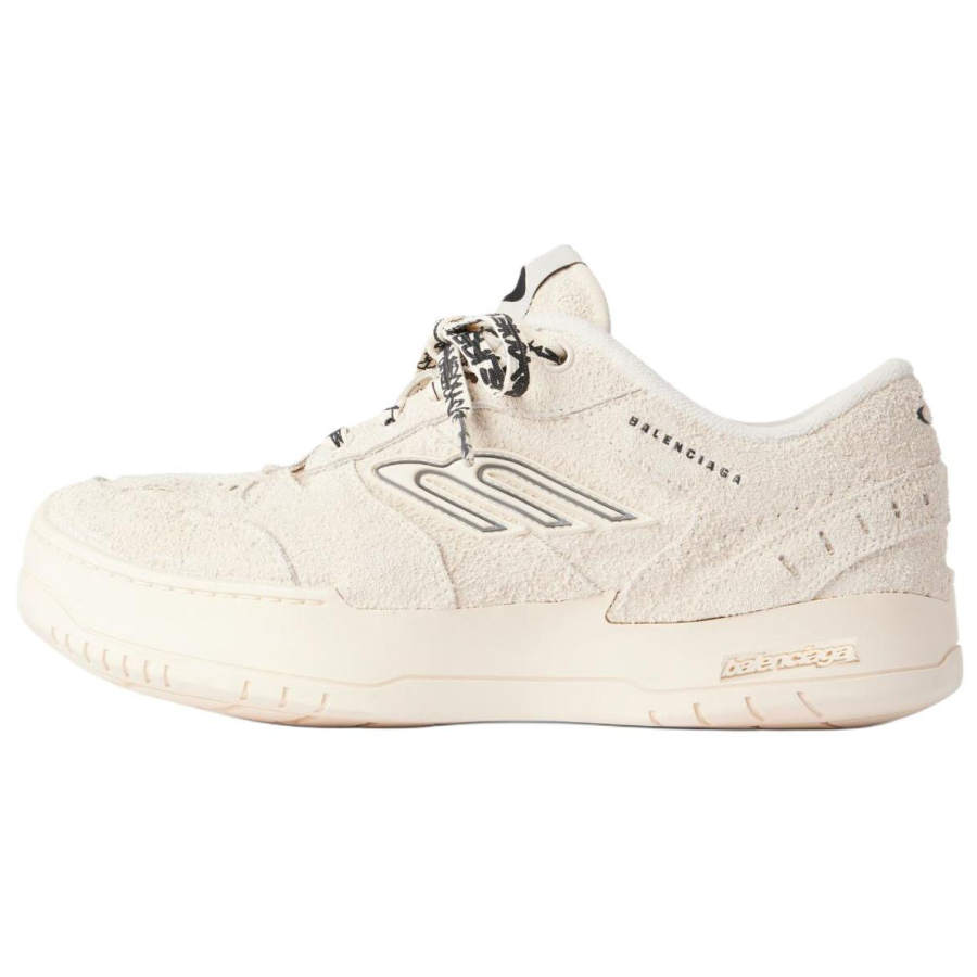 Balenciaga Hamptons Low top Skateboard Shoes Women's Beige