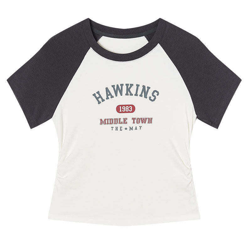 XIANGYING Drop Shoulder Sleeve T Shirt Women's