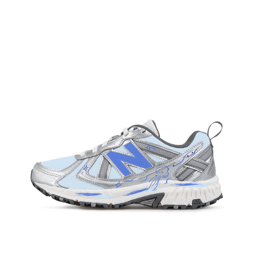 New Balance New Balance NB 410 V5 Cushioning Slip Resistant Low top Running Shoes Unisex Silver