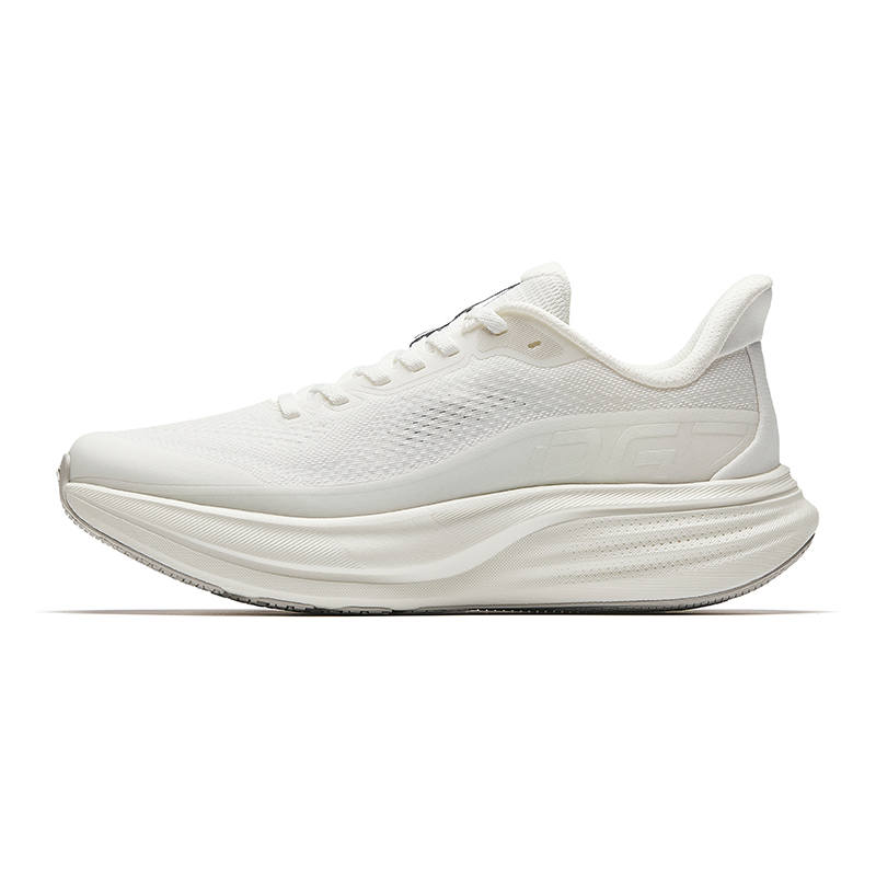 Anta Travel Step 3 Fabric Cushioning Abrasion Resistant Low top Running Shoes Men's Papyrus White