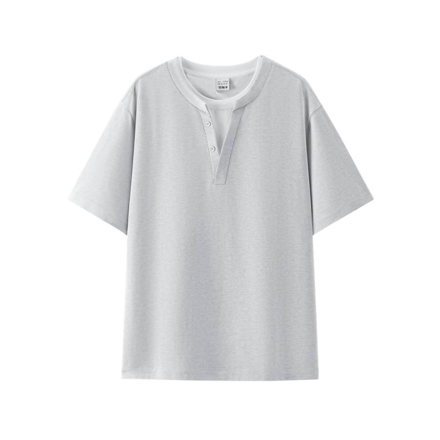 Semir T Shirts Men's Gray Tone 00422 Crew Neck