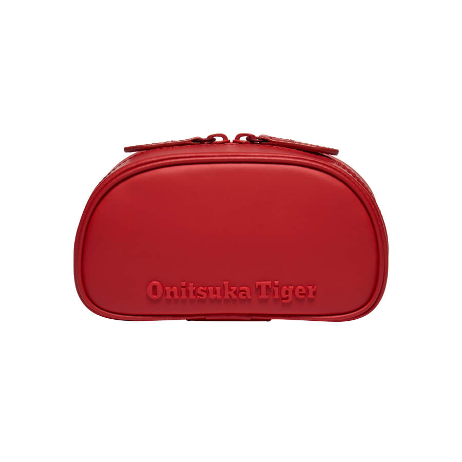 Onitsuka Tiger Split Cow Leather Clutch Regular Women's Red