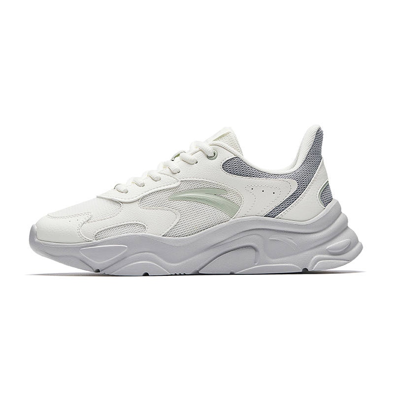 Anta Millennial Generation Low top Casual Shoes Women's White Asphalt Gray