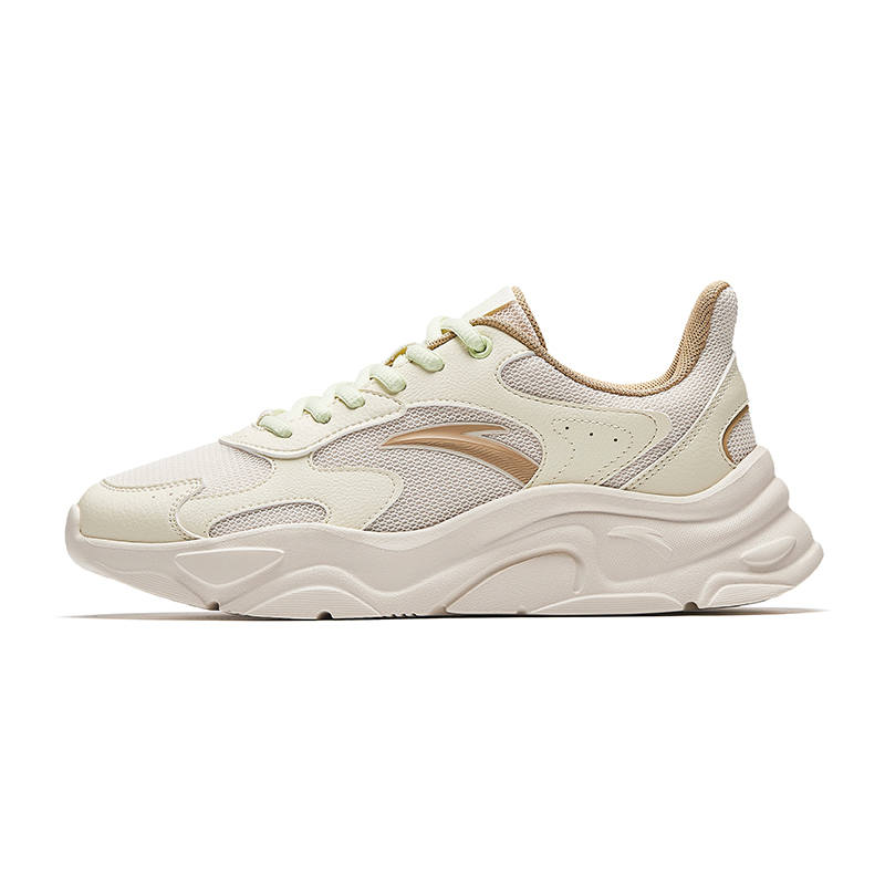 Anta Millennial Generation Low top Casual Shoes Women's White Brown