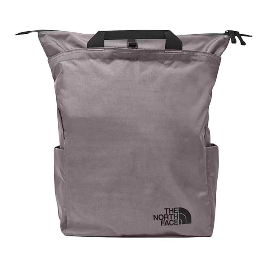 THE NORTH FACE 23L Mountaineering Bag Outdoor Bag Nylon Sandalwood Gray & Dusk Purple Unisex