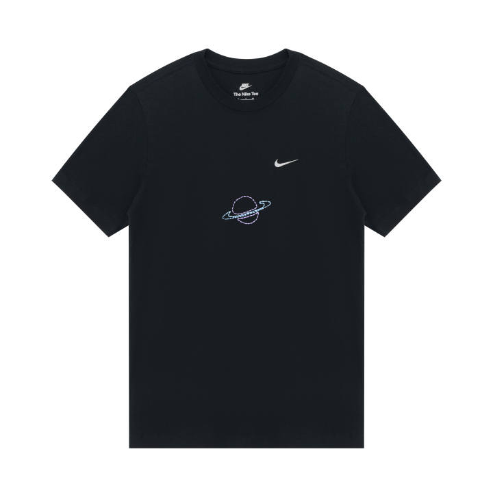 Nike Nike Sportswear T Shirts Unisex Black Crew Neck Moderate Straight Fit