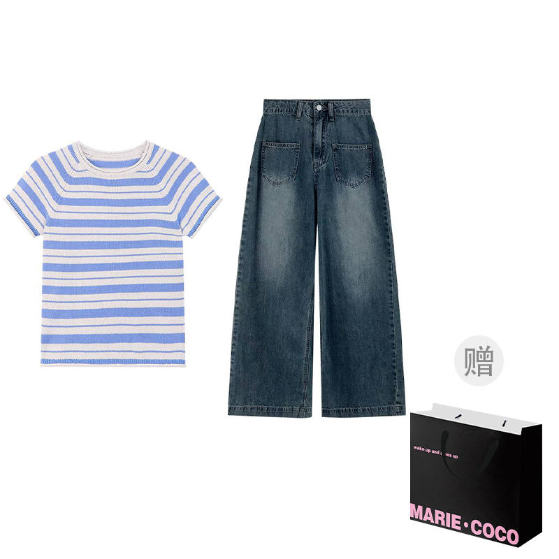 MARIE·COCO T Shirt+Pants Clothing Sets Women's