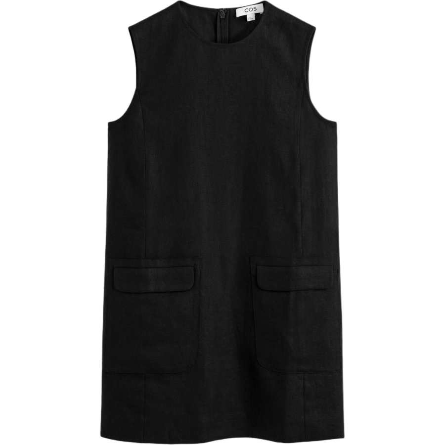COS Sleeveless Dresses Women's Black Crew Neck Moderate