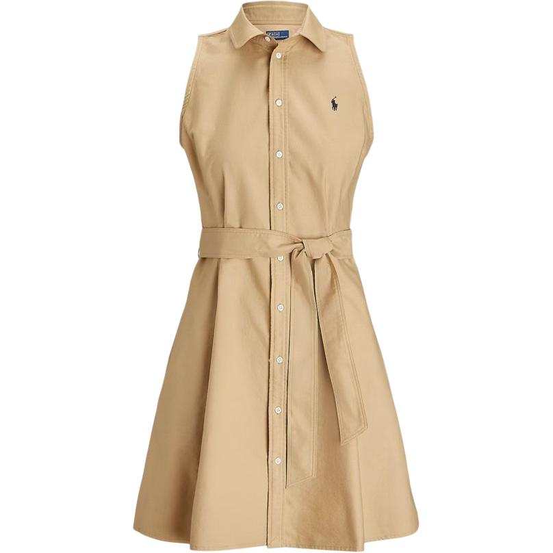 Polo Ralph Lauren SS25 Sleeveless Dress Women's Brown
