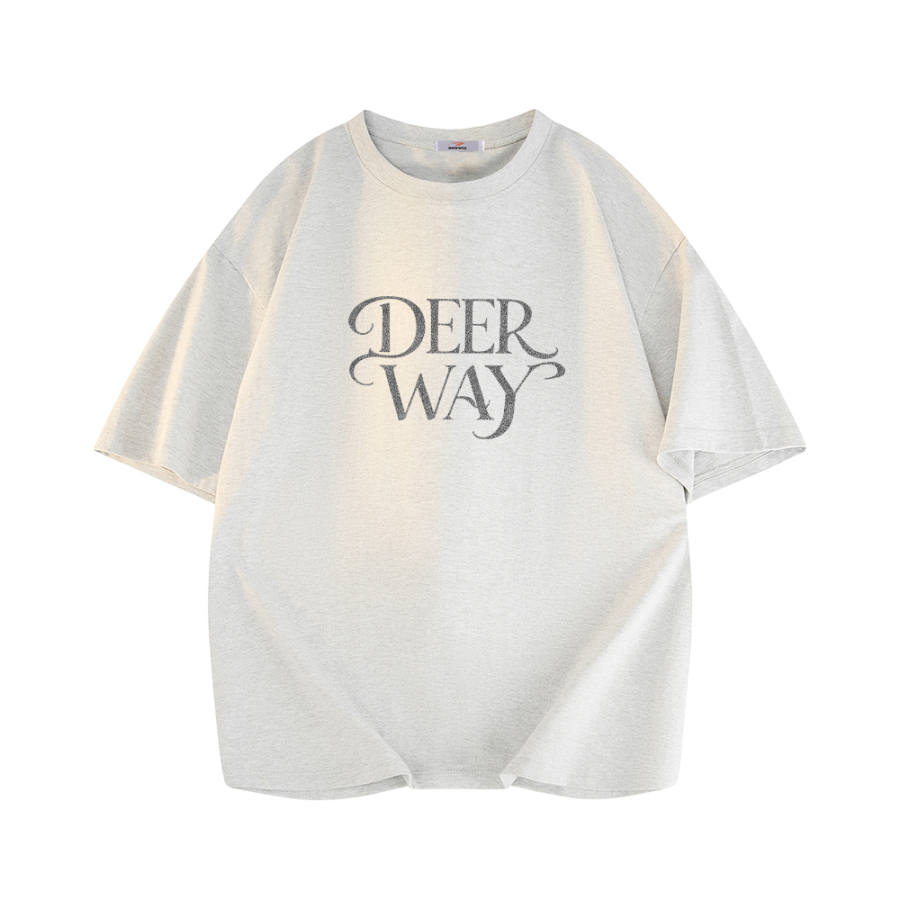 DEERWAY T Shirts Unisex Crew Neck Moderate Straight Fit