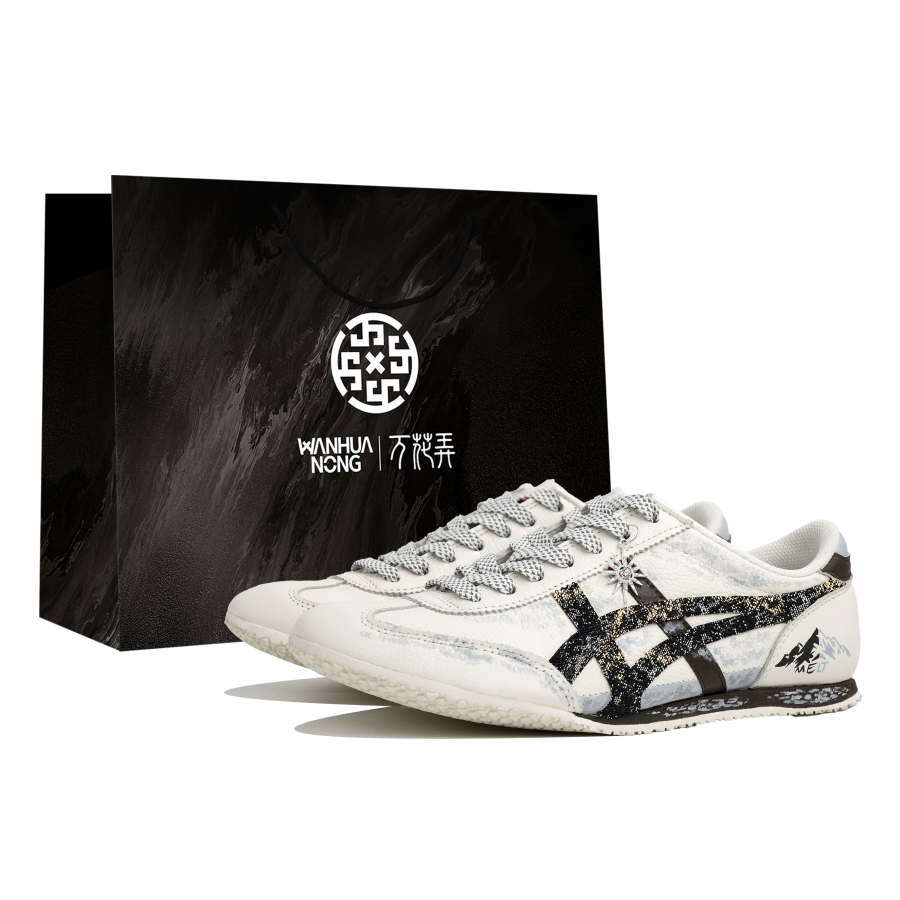 Onitsuka Tiger Machu Racer Wan Hua Rong, Melt, Shopping Bag Abrasion Resistant Breathable Low top Casual Shoes Unisex