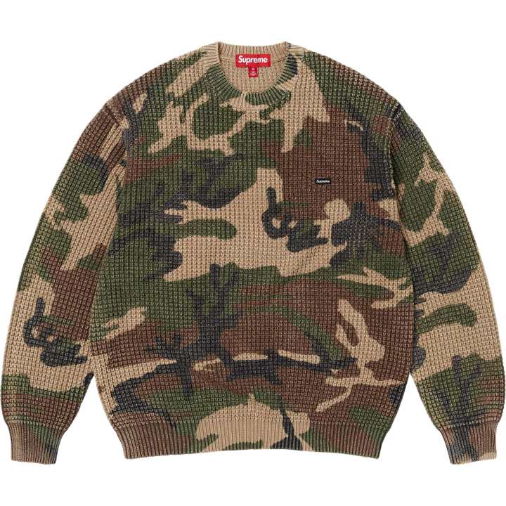 Supreme Supreme SS26 WEEK5 Washed Small Box Waffle Sweater Knitwear Unisex