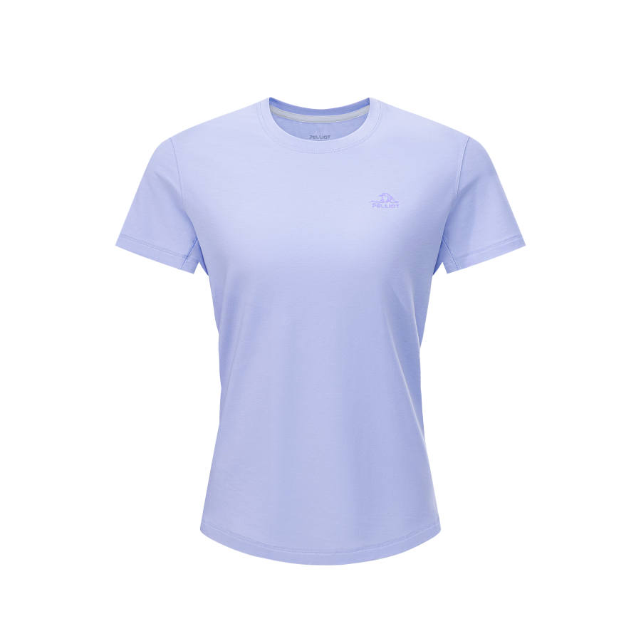 PELLIOT T Shirts Women's Crew Neck Thin Nipped In Waist