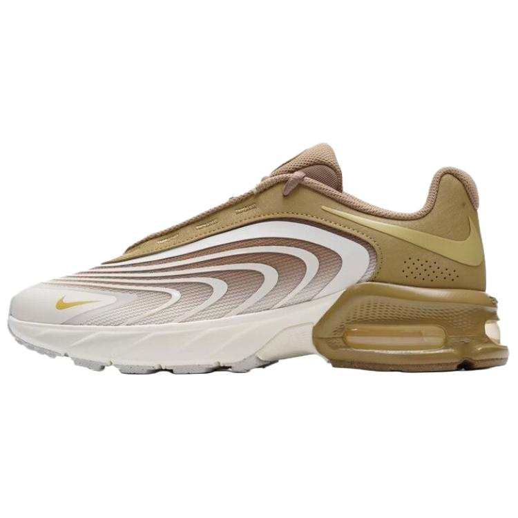 Nike Nike Air Max Fire Abrasion Resistant Breathable Low top Running Shoes Men's White Brown