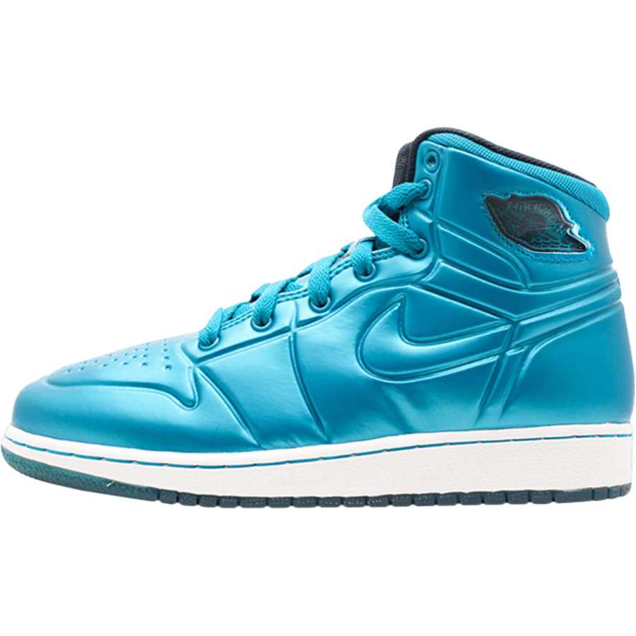 Jordan Jordan Air Jordan 1 Leather High top Basketball Shoes Blue Unisex