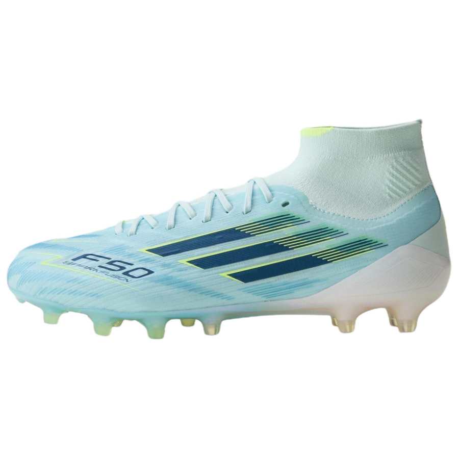 Adidas Adidas Wmns F50 Sparkfusion Elite Mid Fg Ag 'Almost Blue Dusky Petrol Hi-Res Yellow' Women's