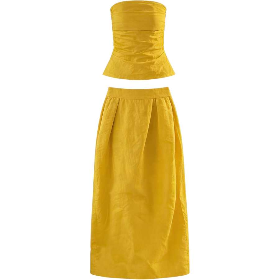 JBBCN Two Piece Skirt Sets Women's Boat Neck Thin Long