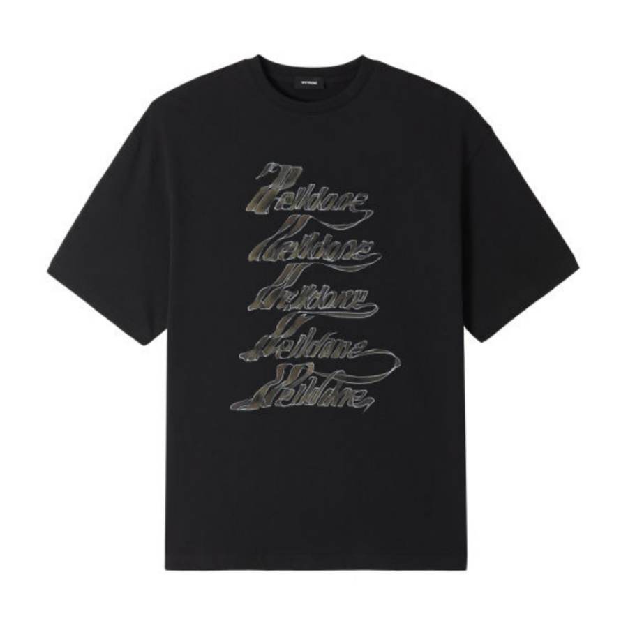 WE11DONE WE11DONE T Shirts Women's Black Crew Neck Thin