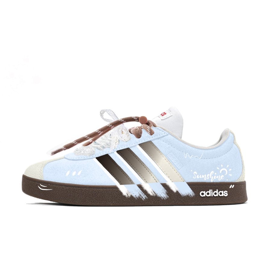 Adidas Adidas VL COURT 2.0 Low top Skateboard Shoes Unisex Blue