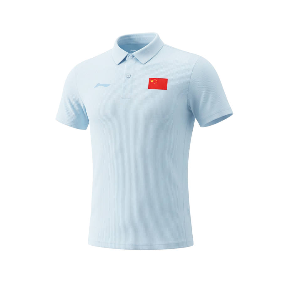 Li-Ning Li Ning Polo Shirt Men's Clear Sky Blue